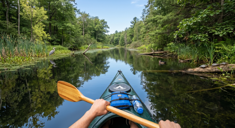 Paddling the Old Ausable Channel