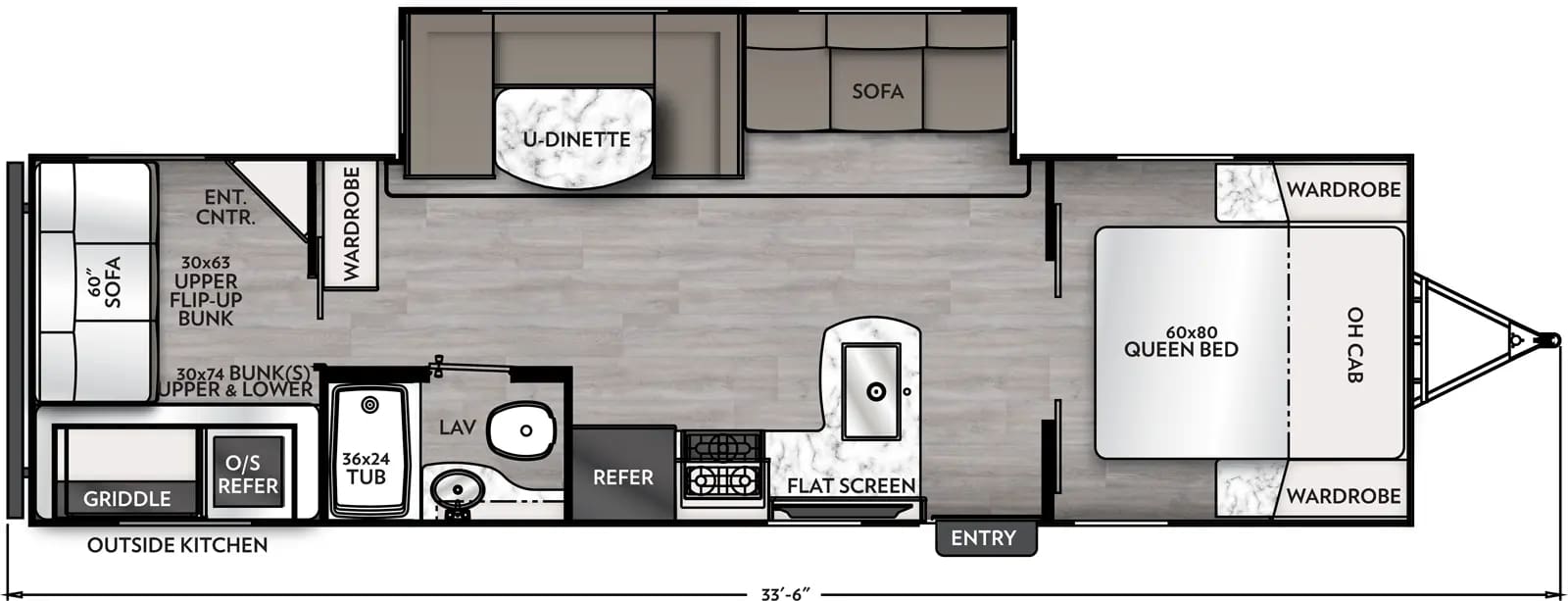 2025 COACHMEN APEX 291TBSS Layout