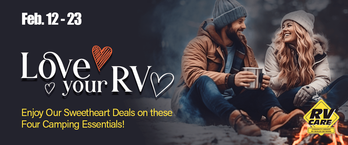 Love your RV. Enjoy our sweetheart deals on these four camping essentials.